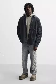 Массивные кожаные ботинки «челси» ZARA, песочно-коричневый