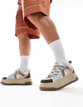 Массивные кроссовки ASOS DESIGN с объемными шнурками