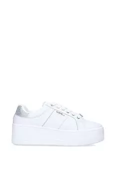 Массивные кроссовки 'Connected' Leather Trainers Carvela, белый