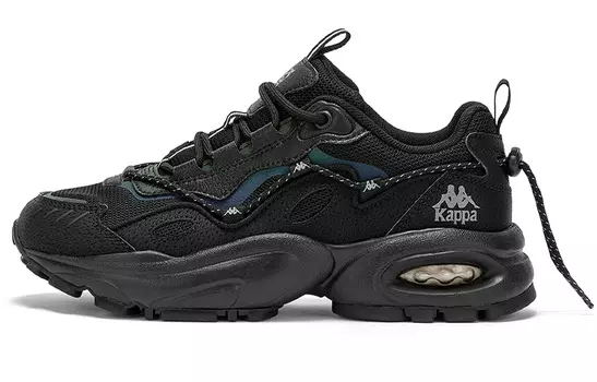 Массивные кроссовки Kappa унисекс, Black/Silver
