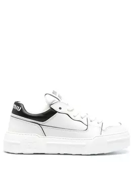 Массивные кроссовки Miu Miu, белый