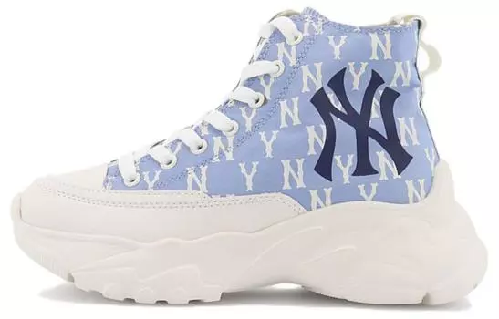Кроссовки MLB Chunky High Chunky Sneakers Unisex High-Top Blue