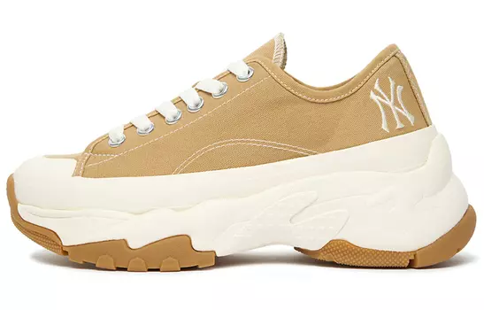 Кроссовки MLB Chunky High Chunky Sneakers Unisex Low-Top Yellow White