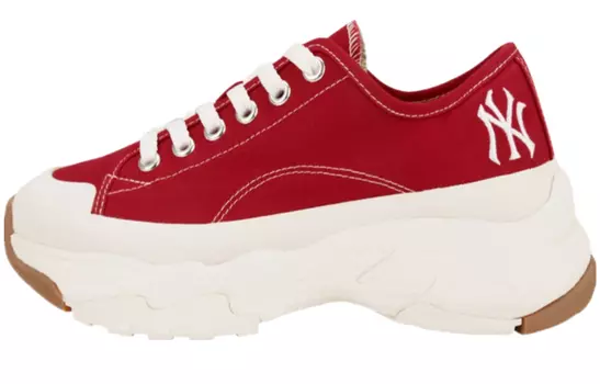 Кроссовки MLB Chunky High Chunky Sneakers Unisex Low-Top Red