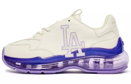 Кроссовки MLB Big Ball Chunky Chunky Sneakers Unisex Low-Top Beige/Purple