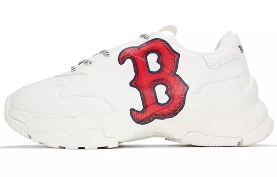 Кроссовки MLB Big Ball Chunky Chunky Sneakers Unisex Low-Top White Red