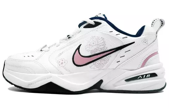 Кастомизированные кроссовки Nike Air Monarch 4 Chunky Sneakers Unisex, белый