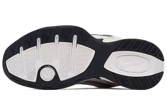 Кастомизированные кроссовки Nike Air Monarch 4 Unisex, бежево-голубой