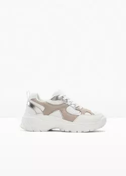 Массивные кроссовки Rainbow, белый