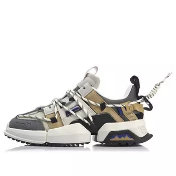 Массивные кроссовки titan x 2019 new york fashion week Li-Ning, серый