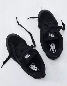 Массивные кроссовки Vans – Knu Skool – Triple Black