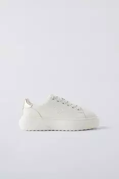 Массивные кроссовки ZARA, белый