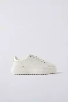 Массивные кроссовки ZARA, белый