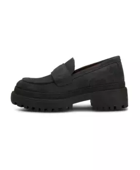 Массивные лоферы из замши Shoe The Bear, синий