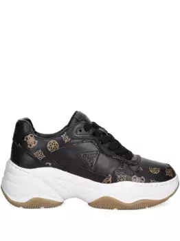 Массивные низкие кеды с логотипом GUESS USA, черный