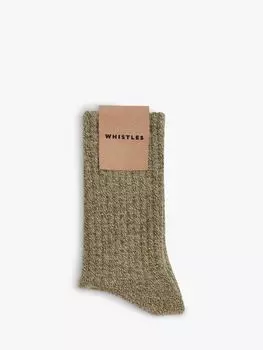 Массивные носки Marl Whistles, зеленый