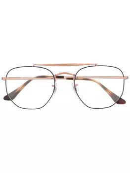 Массивные очки в круглой оправе Ray-Ban, синий