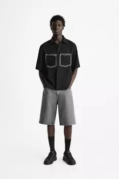 Массивные одноцветные кроссовки ZARA, черный