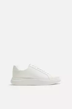 Массивные однотонные кроссовки ZARA, белый