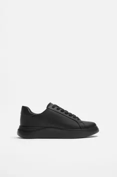 Массивные однотонные кроссовки ZARA, черный