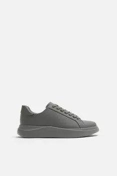 Массивные однотонные кроссовки ZARA, серый