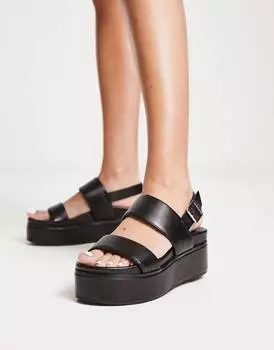 Массивные сандалии на платформе Asos Design Tucker, черный
