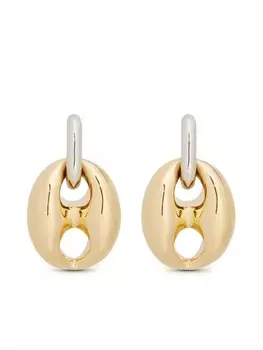 Массивные серьги Eight Rabanne, серебряный