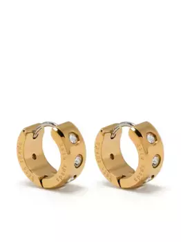 Массивные серьги-хагги Set In Stone Kate Spade, золотой