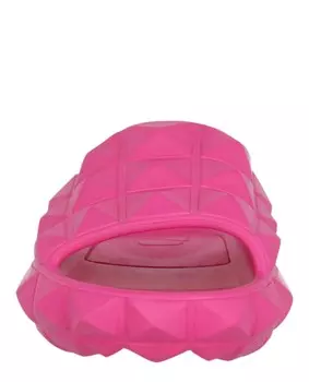 Массивные шлепанцы Rockstud Valentino, фуксия