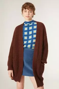 Массивный кардиган Compania Fantastica, коричневый