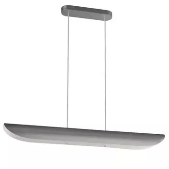 Массивный подвесной светильник Diony ES 2x E27 энергосберегающий 150см для кухни гостиной Massive, серебро