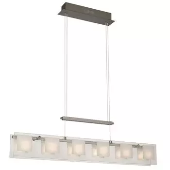 Массивный подвесной светильник Fario, 6 лампочек, C,403891710 Massive, серебро