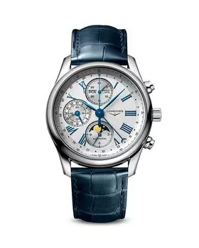 Мастер Хронограф, 40 мм Longines, синий