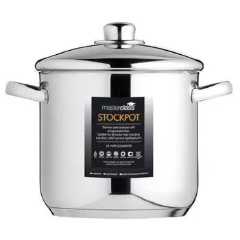 Мастер-класс - Кастрюля из нержавеющей стали (20 см, 5,5 л) Master Class, серебро