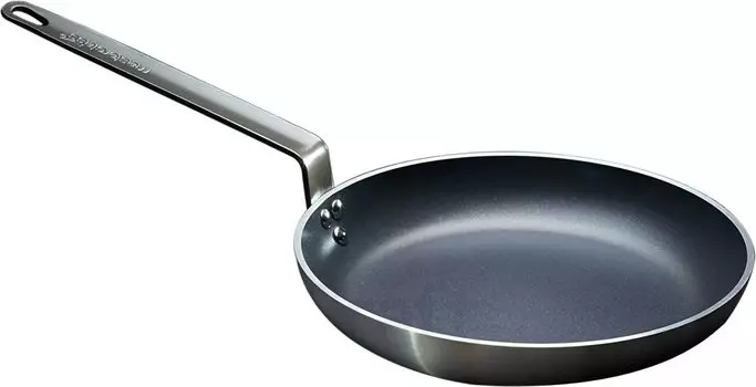 Мастер-класс - сковорода алюминиевая (прочная, 32 см), цвет серебро Kitchen Craft, черный