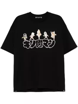 Mastermind Japan футболка с логотипом из коллаборации с Kinniku Man, черный