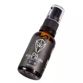 Масвери, масло для лица и бороды для всех типов кожи, 30 мл, Masveri