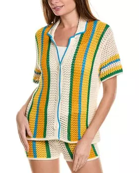 МАТЬ Лагерь Чемпион Топ Mother, белый