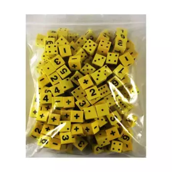 Математические кубики с пунктами, числами и операторами (200), Dice - Foam (Koplow)