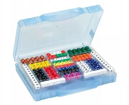 Математические счетные игральные кости в пластиковом футляре. PHU Lewandowski