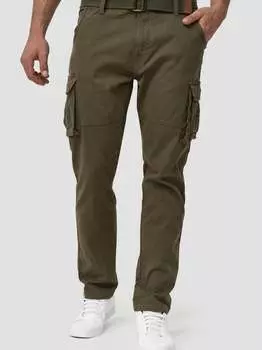 Математика брюк-карго Indicode, хаки