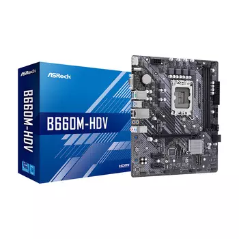 Материнская плата ASRock B660M-HDV, LGA1700, DDR4