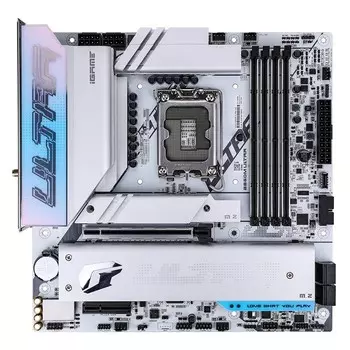 Материнская плата Colorful iGame B860M Ultra, LGA1851, DDR5, Wi-Fi, белый