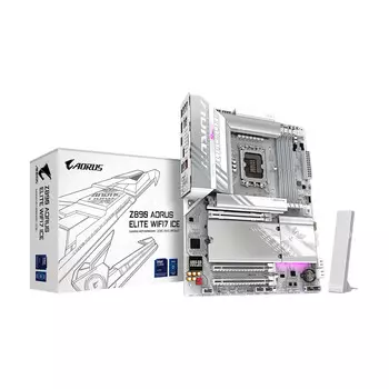 Материнская плата Gigabyte Z890 Aorus Elite WiFi7 Ice, LGA1851, DDR5, Wi-Fi