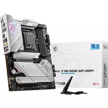 Материнская плата MSI MPG Z790 Edge WiFi, DDR4, черный, белый