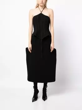 Maticevski юбка Pureness Cut Away, черный