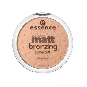 Матирующая бронзирующая пудра 01 Natural, 15 г Essence, Sun Club Matt Bronzing