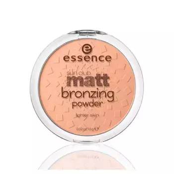 Матирующая бронзирующая пудра Sun Club Matt Bronzing Powder Essence, цвет natural