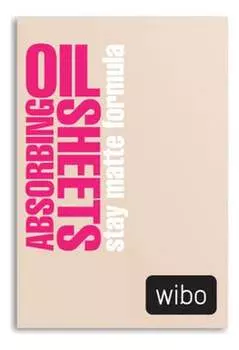 Матирующая бумага, 40 шт. Wibo, Absorbing Sheets Oil