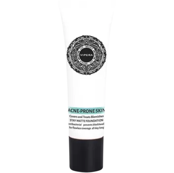 Матирующая и покрывающая тональная основа для лица светлая Vipera Cos-Medica, 25 мл